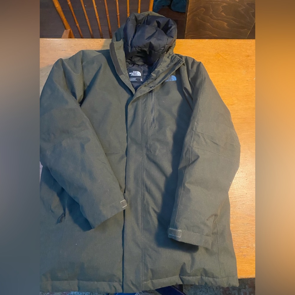 Mens The North Face Hyvent down winter parka XL READ DESCRIPTION